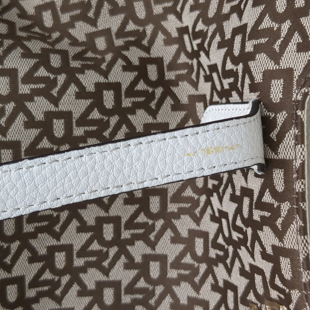 Brown and White Tote Bag - Picture 13 of 13